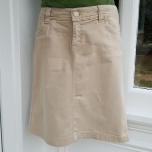 5 for $25. H&M Divided Beige Jean Skirt